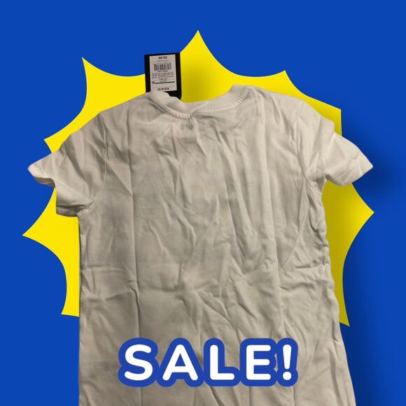 NEW Art Class Boy's White Summer Beach Palm Tree Print Graphic T-Shirt Sz XS - Picture 5 of 5